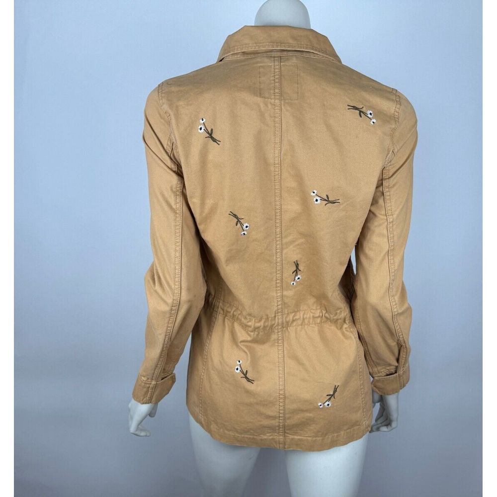 Madewell Embroidered Passage Jacket Women XS EUC $168 Pockets Cotton Full Zip - Picture 2 of 16